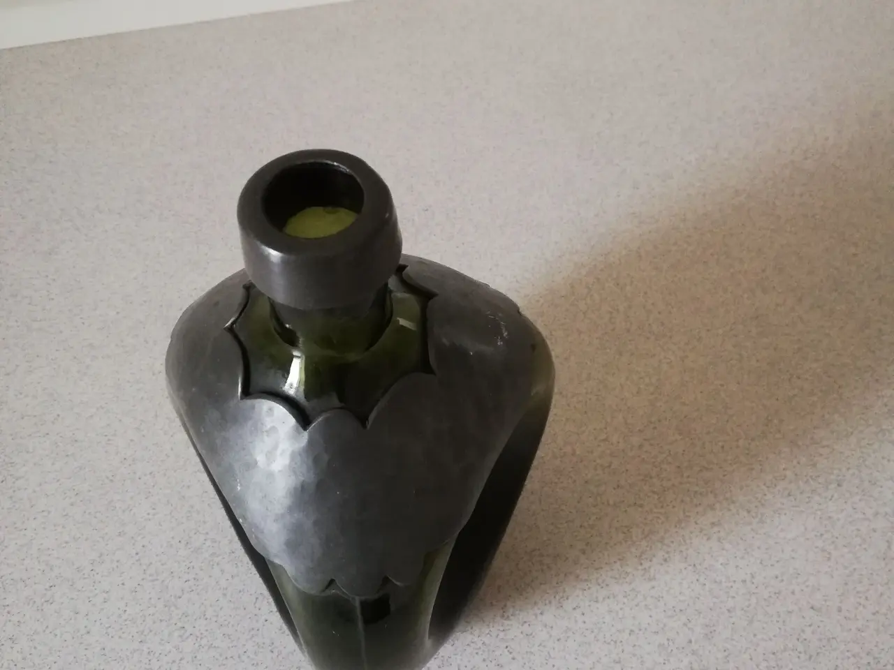 Billede 4 - Retro vaser i glas m/tin