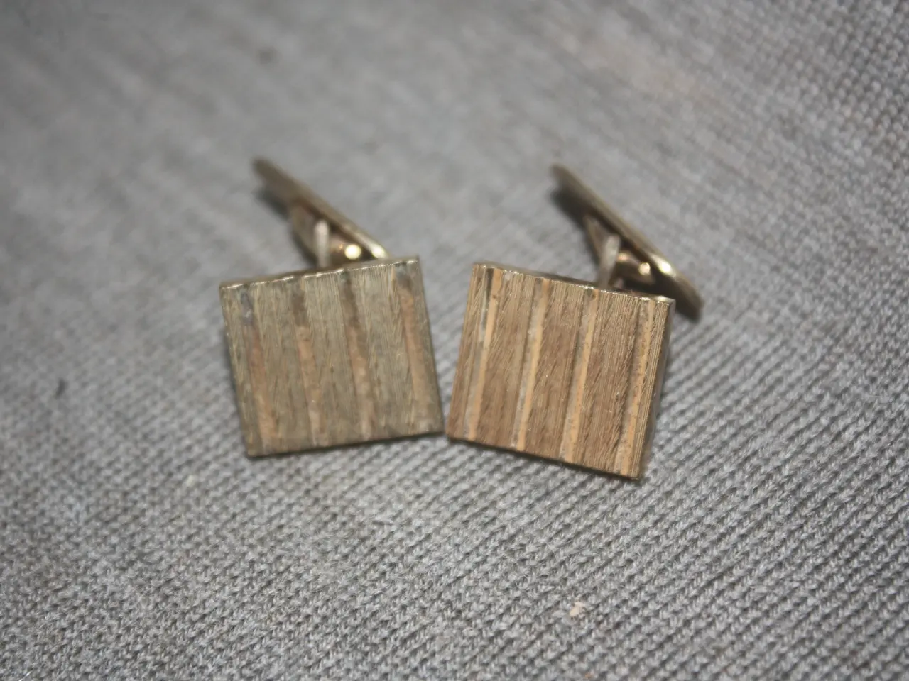 Billede 2 - Manchetknapper stempel AM. DOUBLE