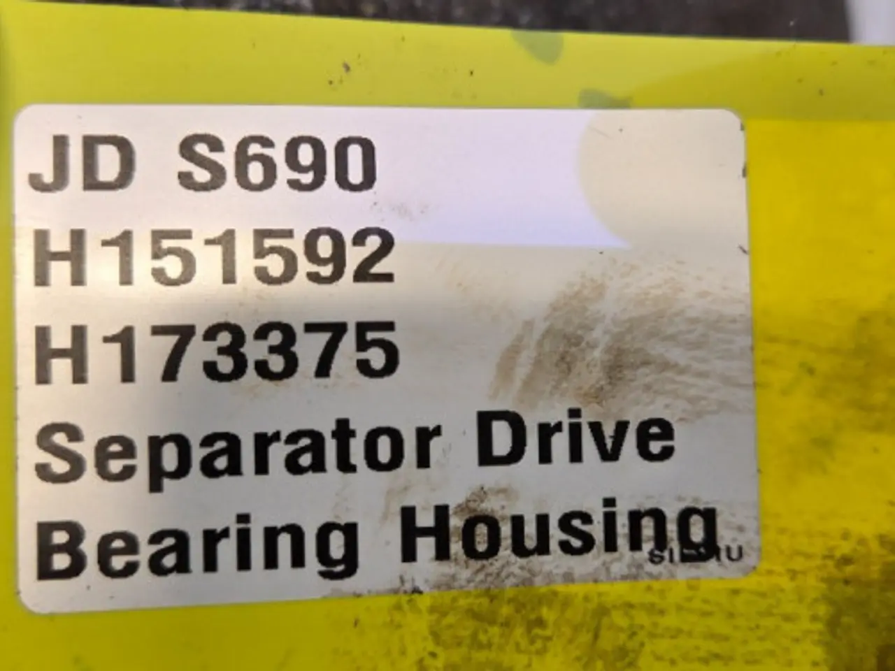 Billede 6 - John Deere S690 Separatordrev H151592