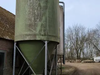 Flex 40m3 glasfibersilo uden indblæsningsrør