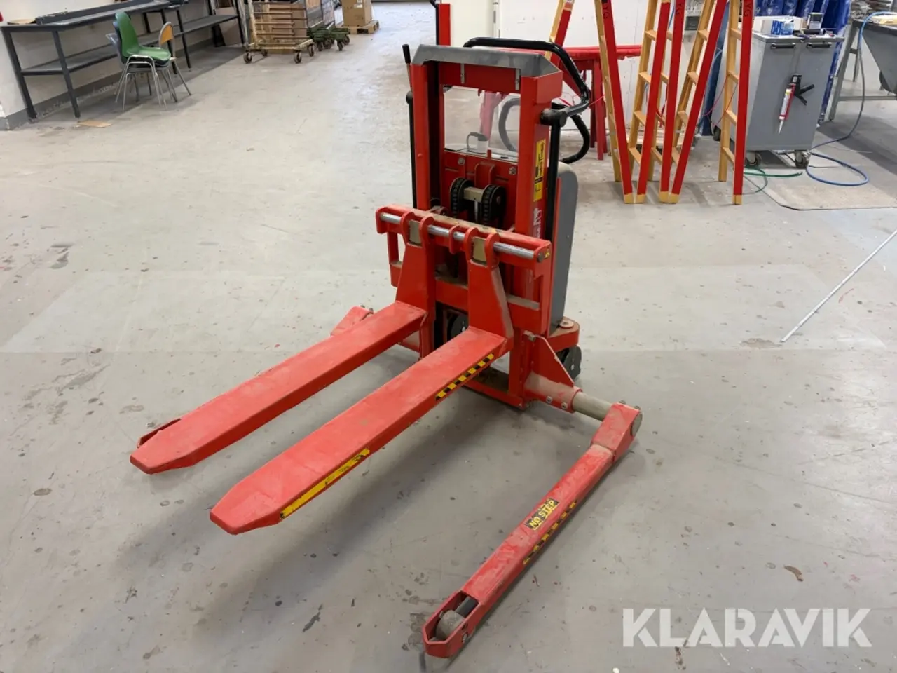 Billede 1 - Palleløfter med el-hejs Logitrans ELFS 1001/890 1000kg