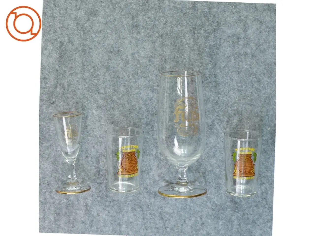 Billede 1 - Blandede glas (str. 8 x 5 cm 16 x 5 cm 10 x 4 cm)