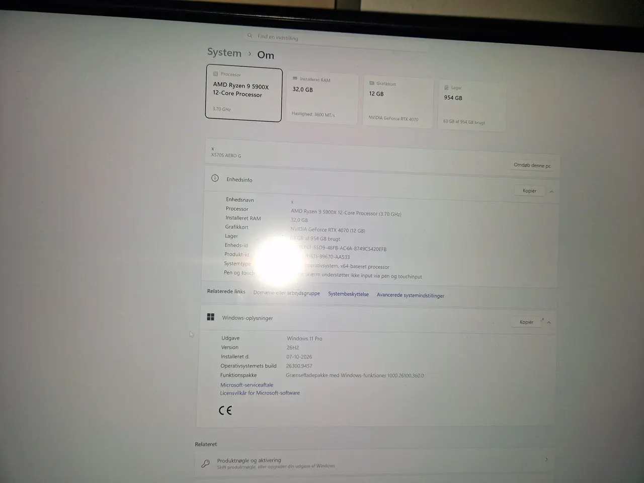 Billede 9 - Gaming ryzen 9 5900x rtx 4070oc 
