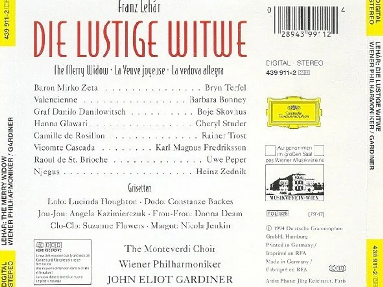 Billede 2 - Franz Lehár - Cheryl… – Die Lustige Witwe – CD