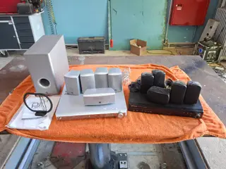 surround sound, stereoanlæg, samlet pris