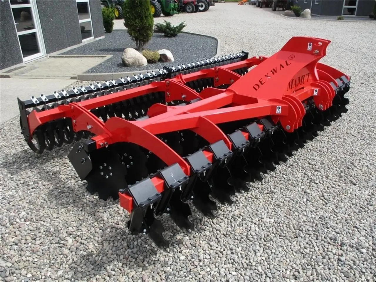Billede 6 - Dexwal Mamut 4 m Med v-rings pakker og 560mm talerkner