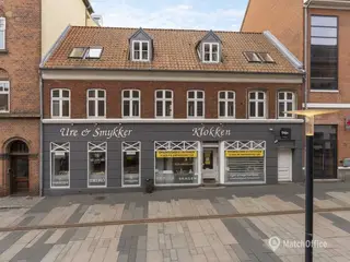 Butikslejemål på en kendt butiksplacering i Fredericia<br>