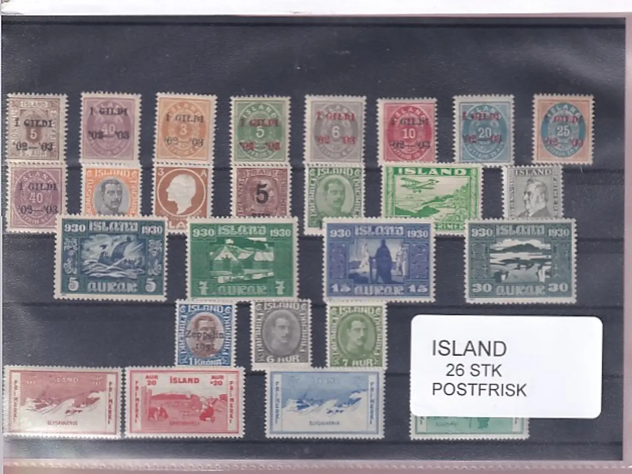 Billede 1 - Island Samling - 26 Stk. - Postfrisk