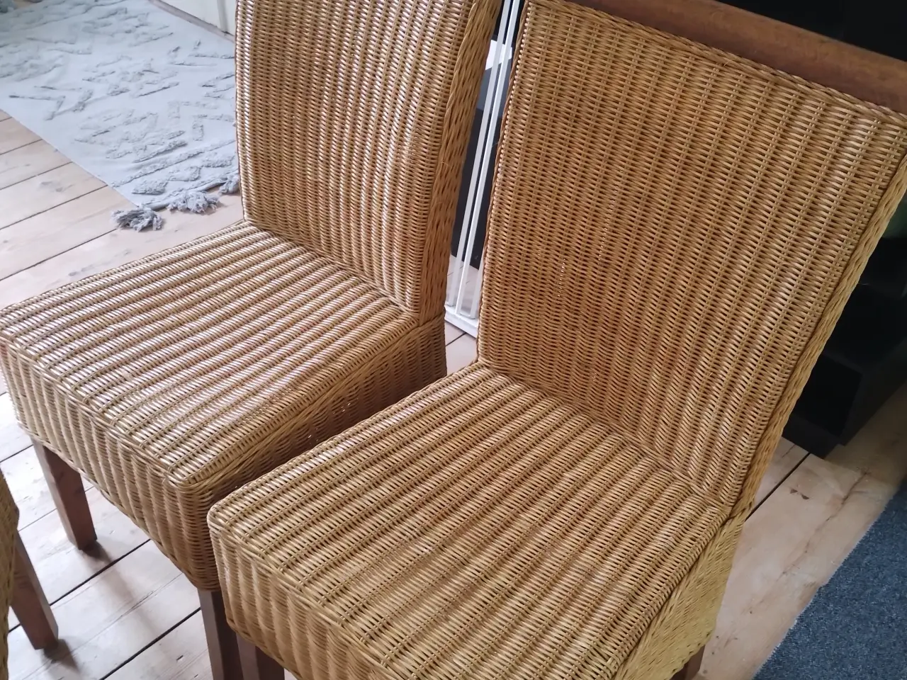 Billede 1 - Fine stole i Rattan.