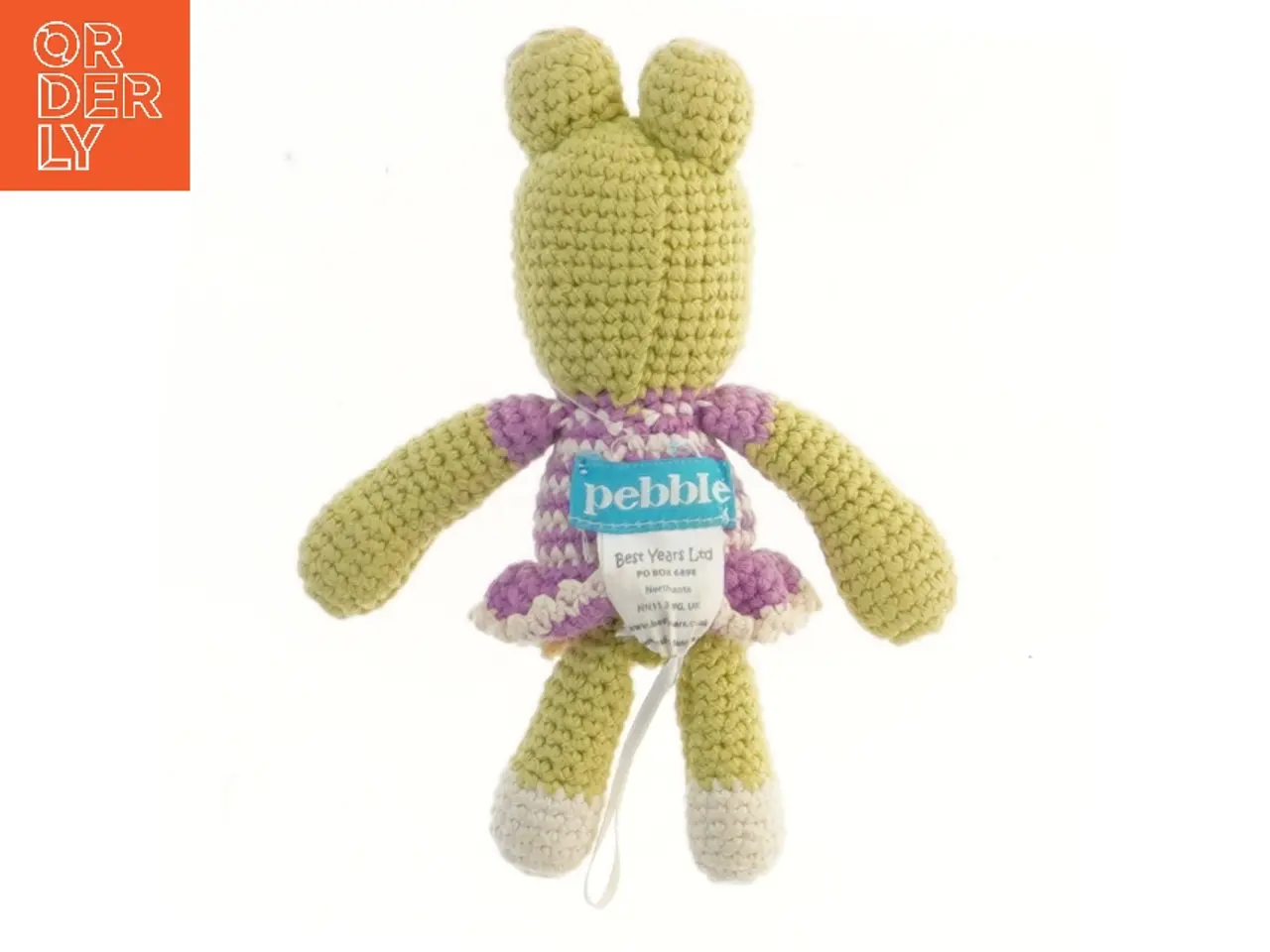Billede 2 - Hæklede frø-dukke 18 cm (str. 18 cm)