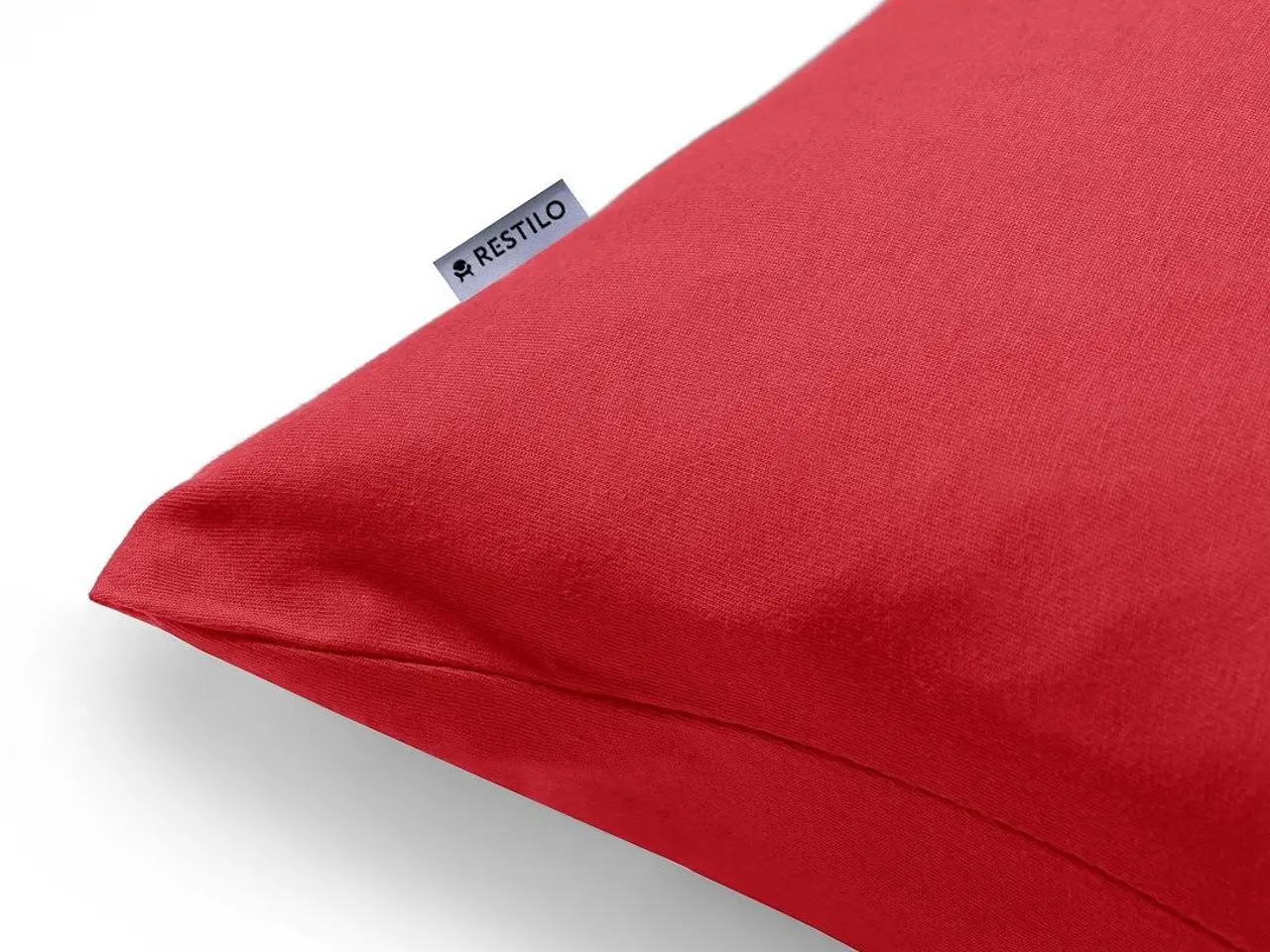 Billede 3 - Pudebetræk jersey rød 40x145 - DecoKing AMBER