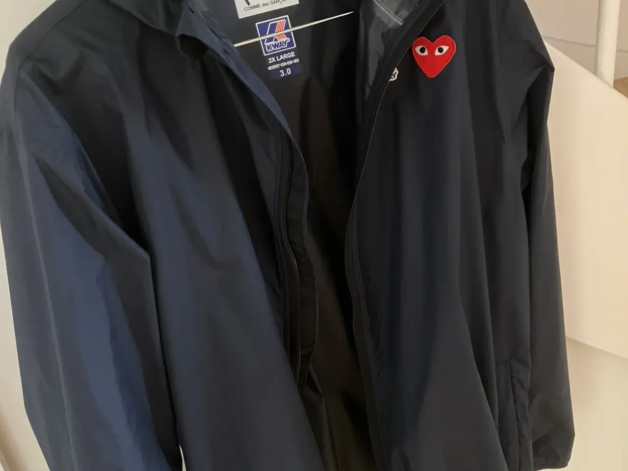 Billede 7 - K-WAY HOODIE FULL ZIP NAVY COMME DES GARÇONS PLAY