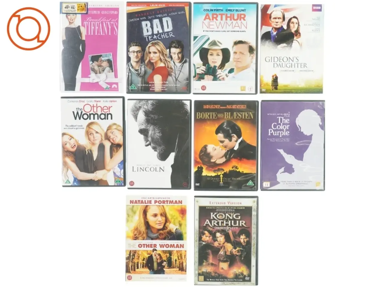Billede 1 - Blandede film (10 stk) fra DVD