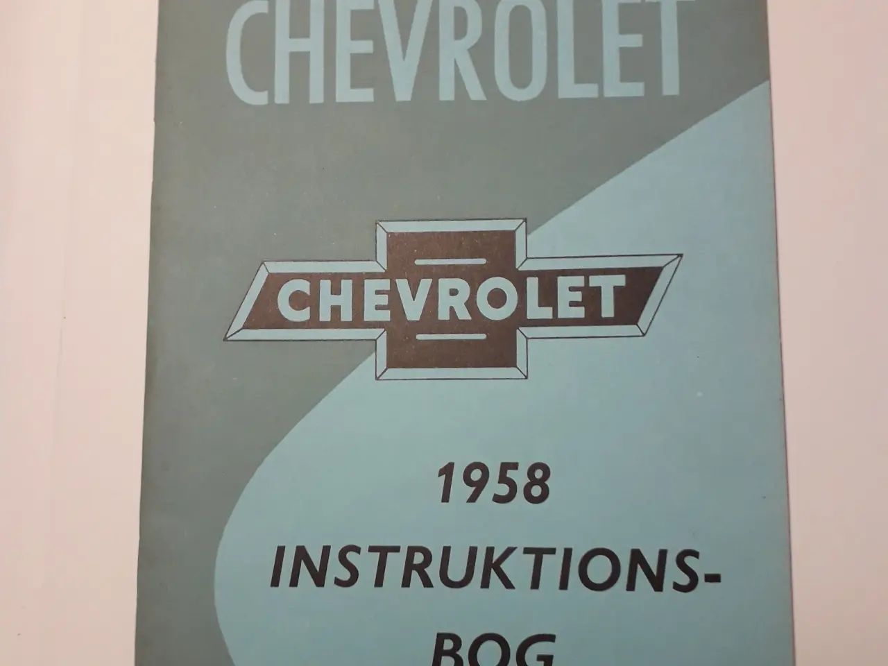 Billede 1 - Ægte Dansk Chevrolet 1958 Original Instruktionsbog