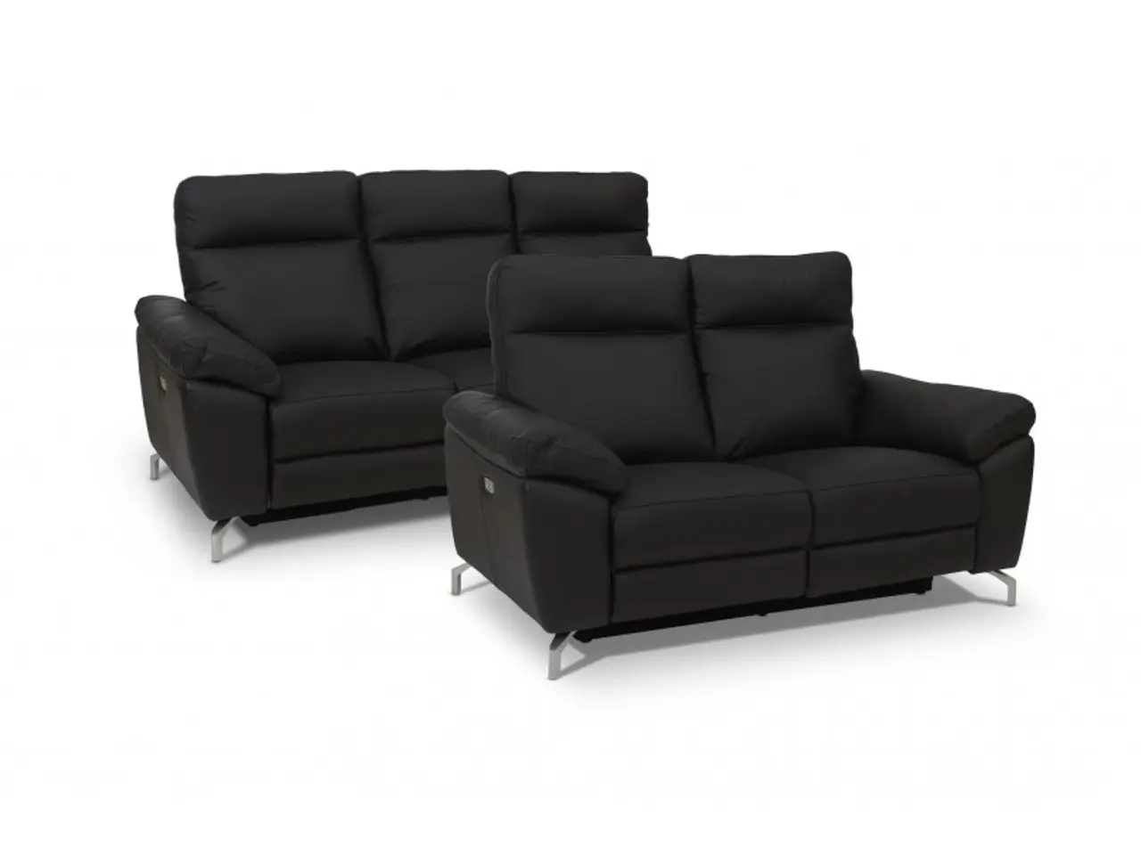 Billede 2 - Selesta 2 Personers sofa Sort Læder