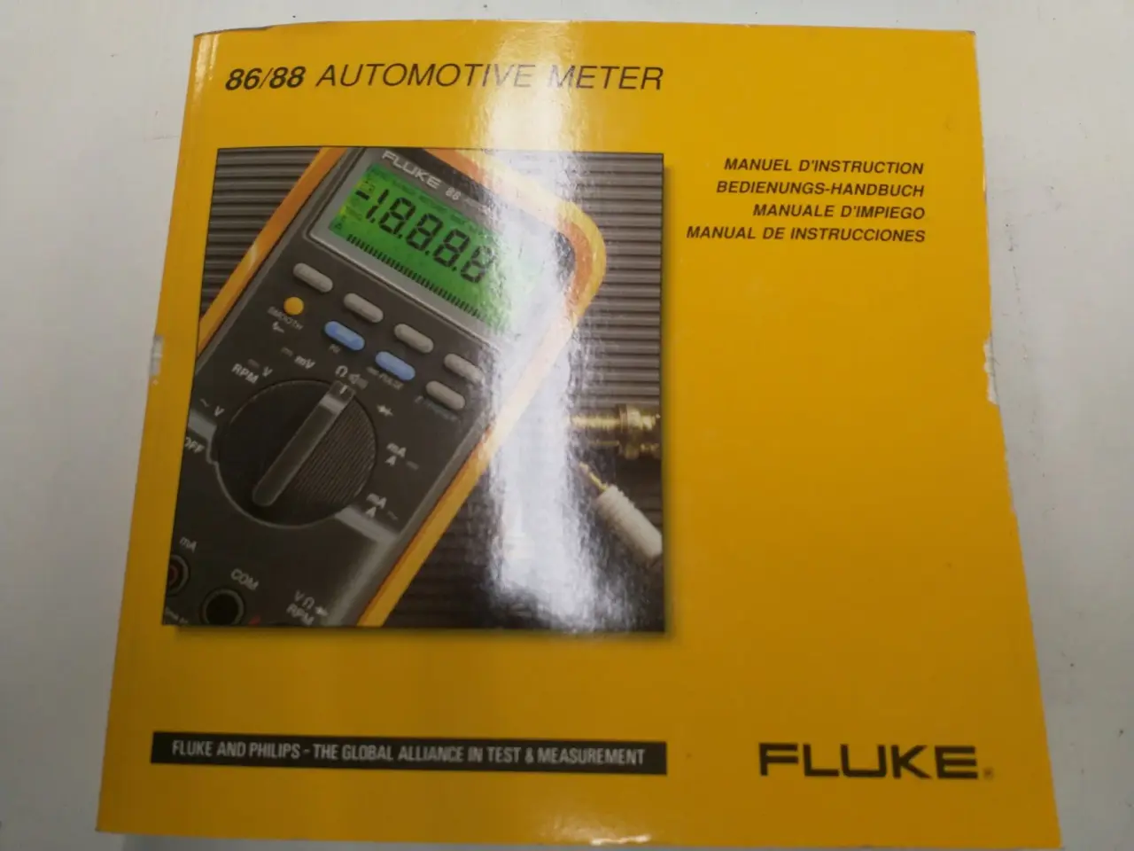 Billede 1 - Manual til Fluke automotive meter
