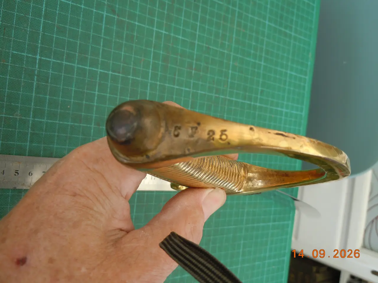 Billede 4 - Fodfolkssabel, Sabre Briquet, Livgardesabel 1854.