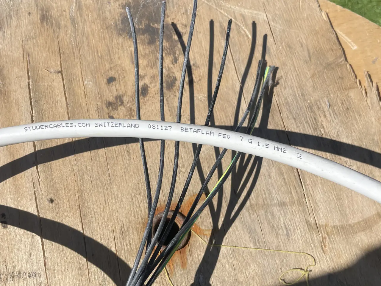 Billede 4 - 7g1,5 kabel på tromle