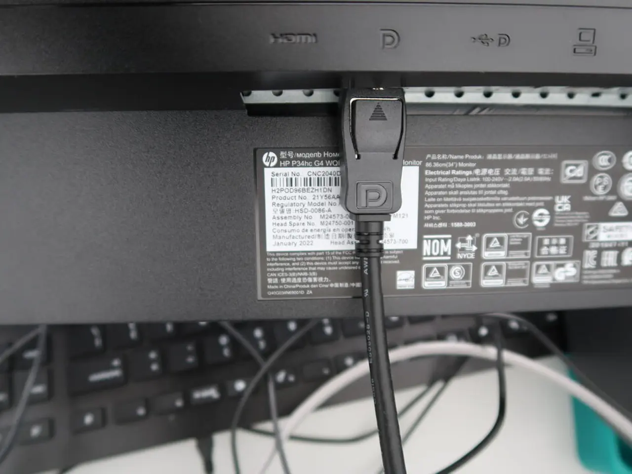 Billede 6 - Computer HP Z2 Mini G5 Workstation, Computerskærm HP P34HC G4