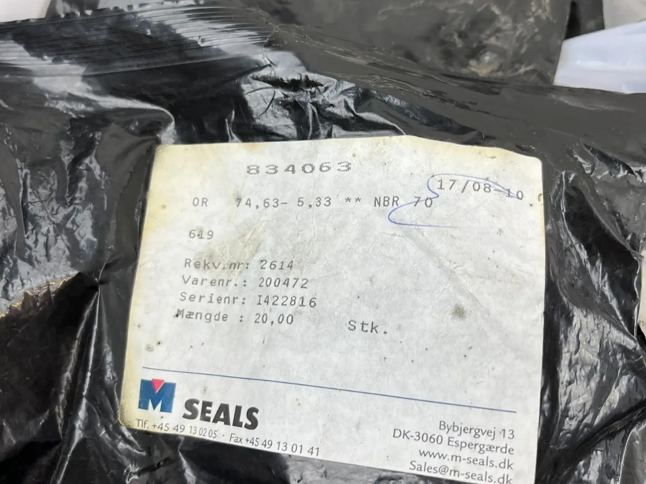Billede 4 - O-Ring Gasket Seal parti NBR EPDM Pneumatic Sizes