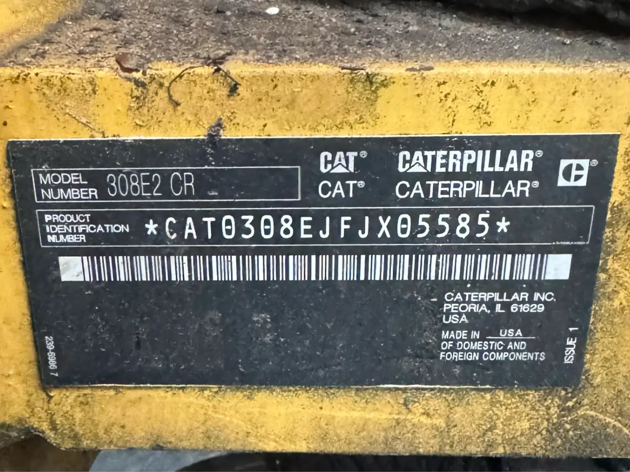 Billede 13 - Caterpillar 308E2 CR 8t gravemaskine. 