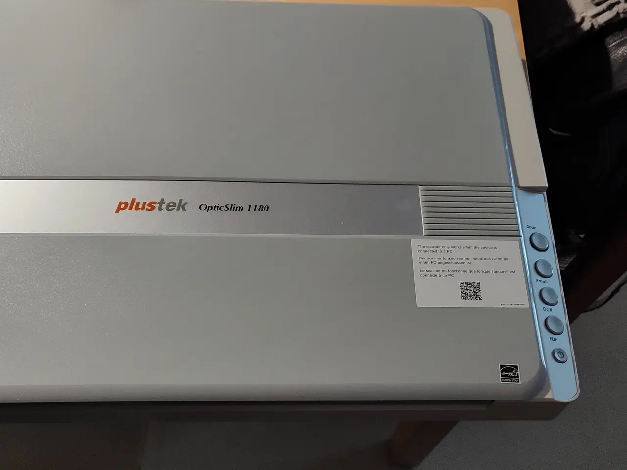 Billede 1 - PLusTek OPtic Slim 1180 flatbed A3 flatbedscanner.