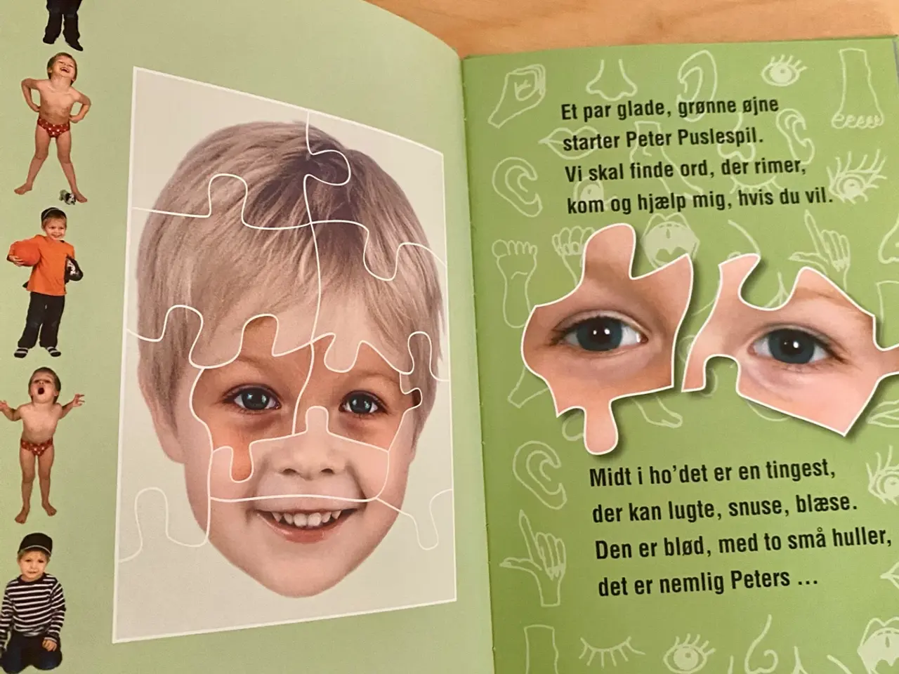 Billede 3 - Peter puslespil børnebog om kroppen
