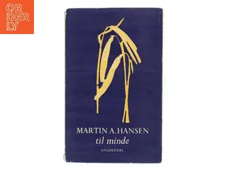 Til minde af Martin A. Hansen (Bog)