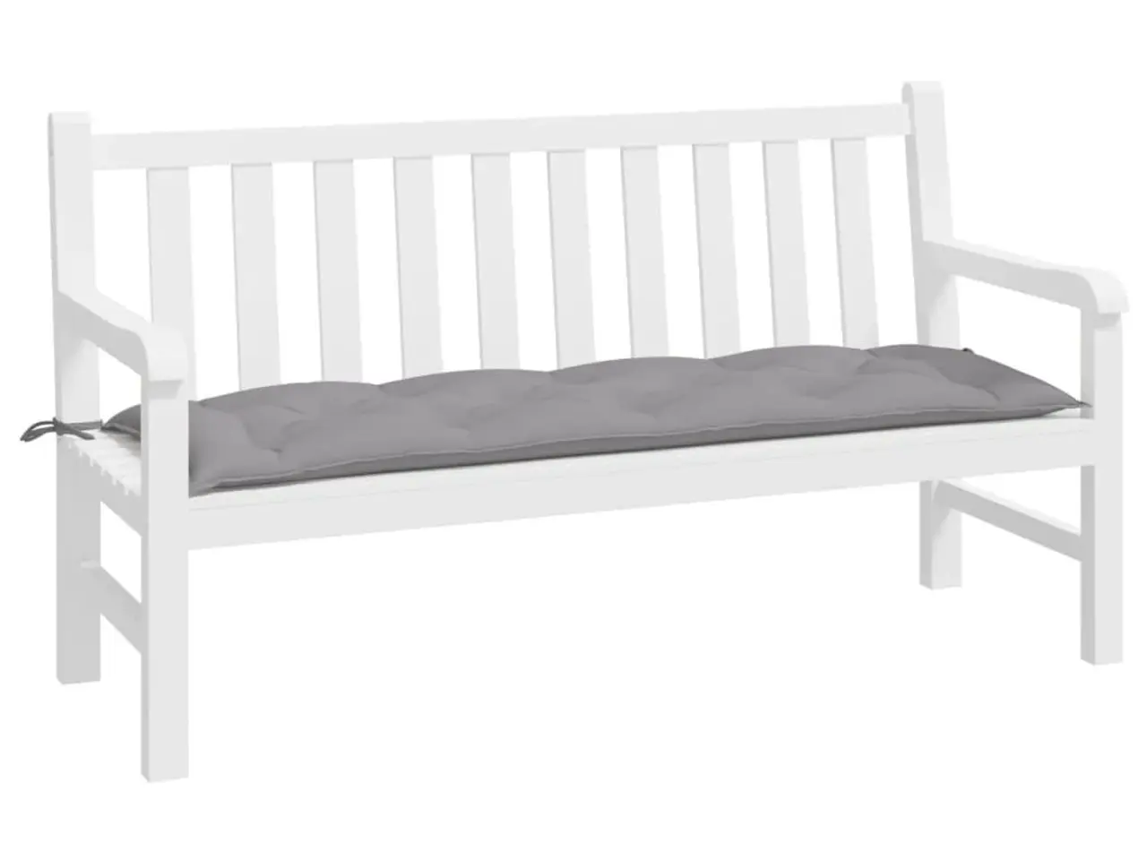 Billede 2 - Hynde til havebænk 150x50x7 cm oxfordstof grå