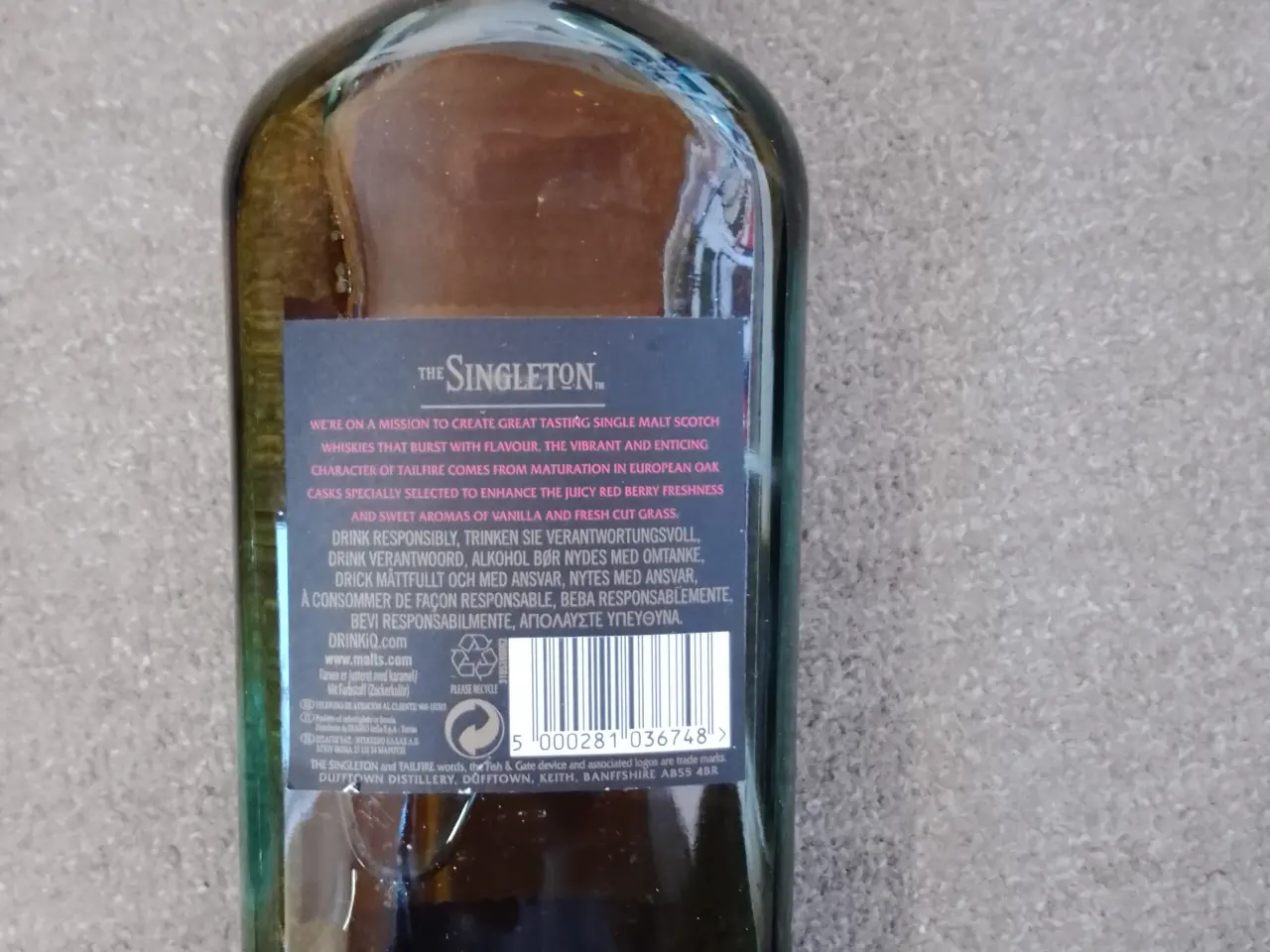 Billede 2 - The Singleton Tailfire single malt whisky Speyside