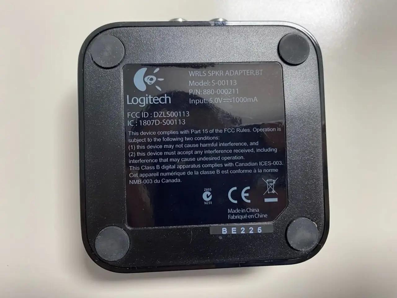 Billede 3 - Logitech 534-000424 AC/DC Adapter 5V 1A med rundt