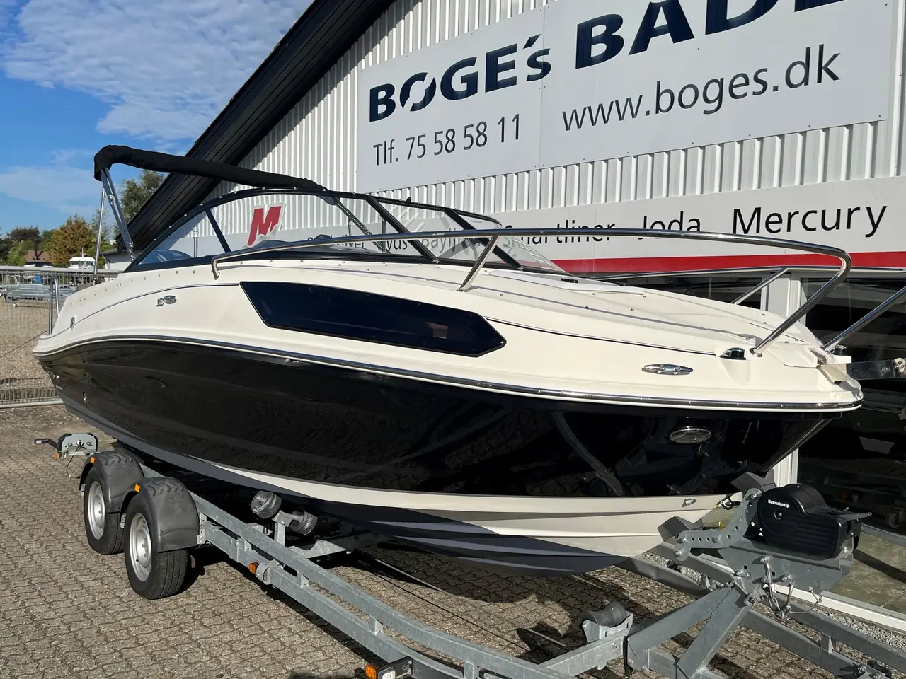 Billede 11 - VR5 Cuddy med Mercury  F225 V6 og 2500 kg Brenderup trailer.