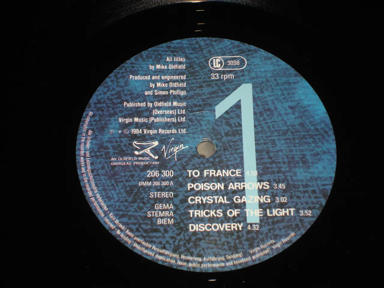 Billede 4 - (Sender gerne) Mike Oldfield – Discovery