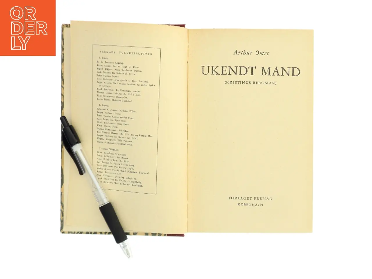 Billede 1 - Ukendt mand af Arthur Omre (Bog)