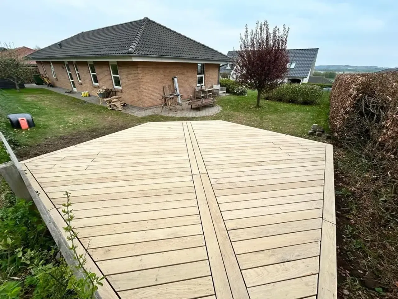 Billede 3 - Terrassebrædder, egetræ - hele DK