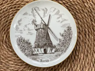 Platte tallerken Aarup mølle