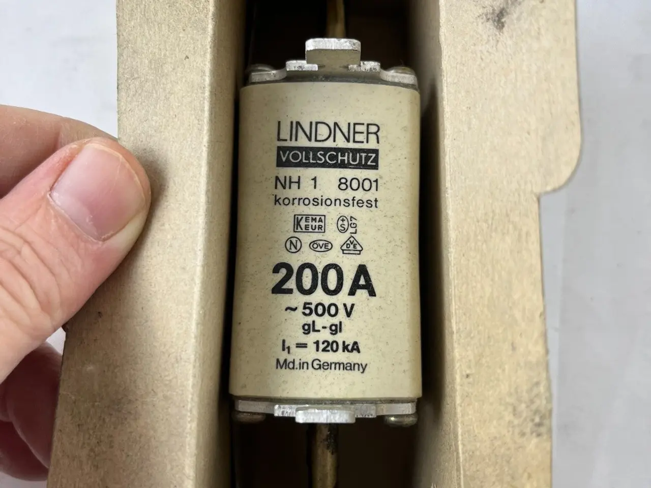 Billede 2 - Lindner Vollschutz NH1 8001.2007 Fuse 200A 500V