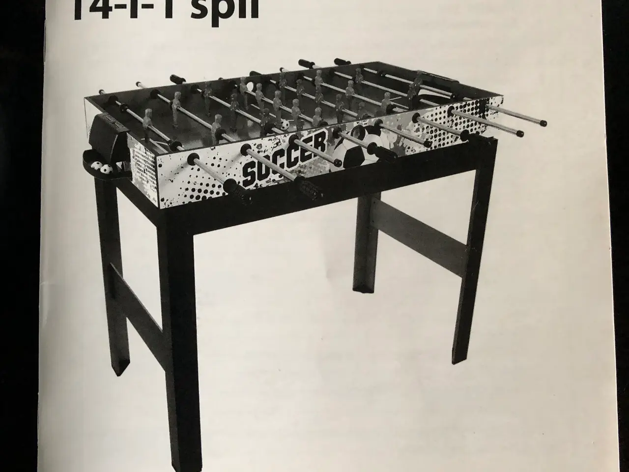 Billede 4 - MULTI-SPILLEBORD med 14 i 1 spil