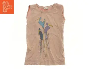 Bluse med lange fugle motiv fra MarMar (str. bryst: 33 cm længde: 50 cm)