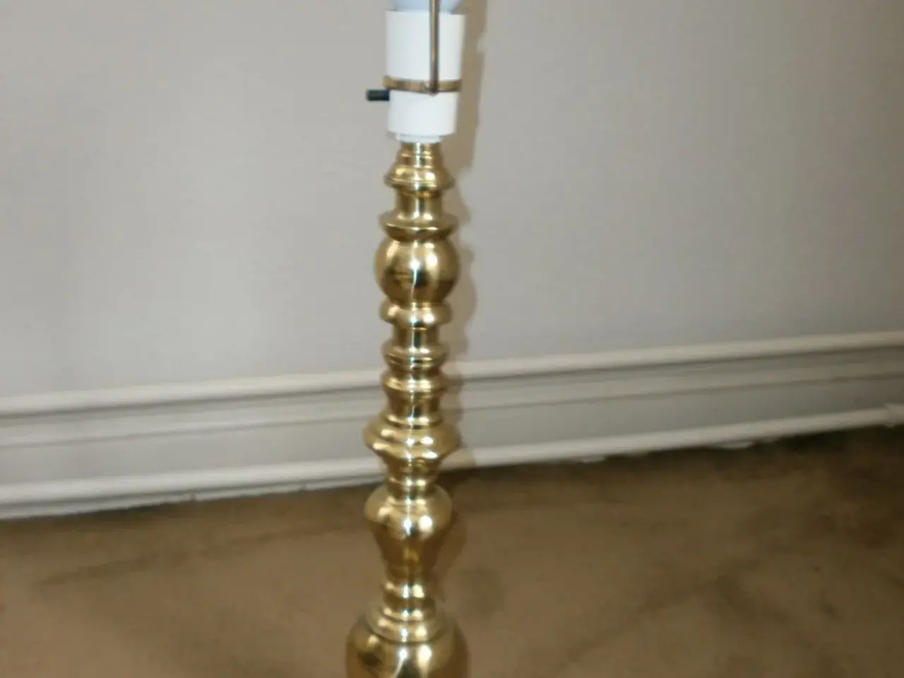 Billede 1 - RETRO - Bordlampe - Messing