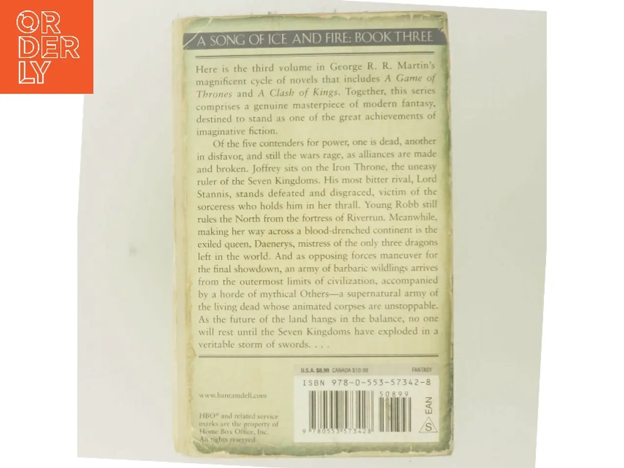 Billede 3 - A storm of swords af George R. R. Martin (Bog)