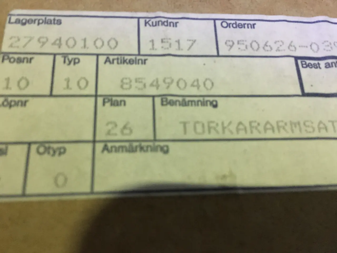 Billede 2 - SAAB_nye viskerarme H+V