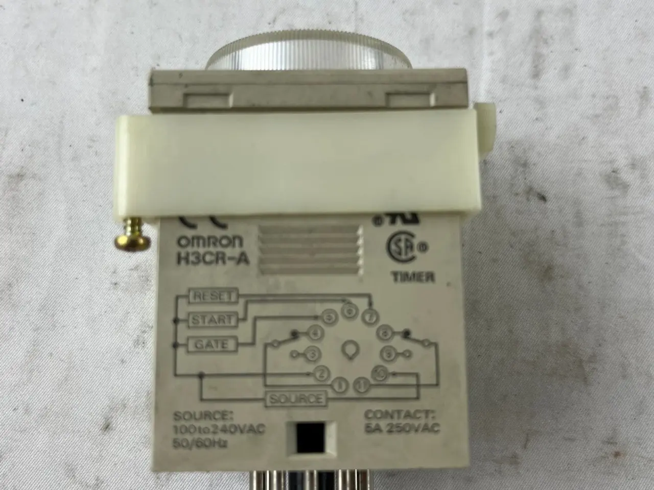 Billede 7 - Omron H3CR-A Analog Timer relæ 100-240VAC 5A Panel