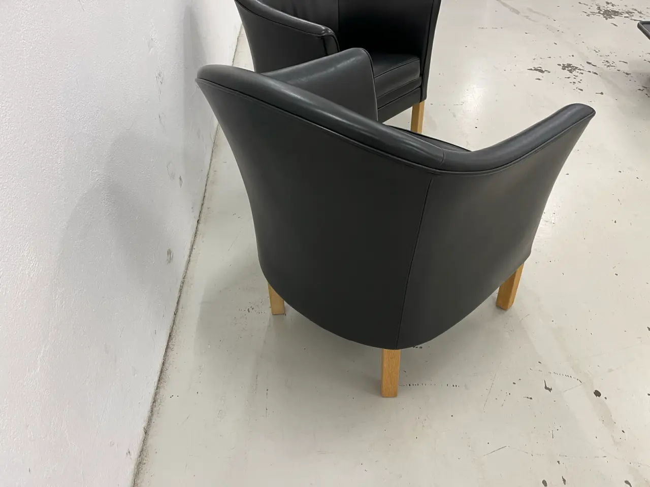 Billede 8 - 2 Mogens Hansen MH80 i sort semianilin læder.