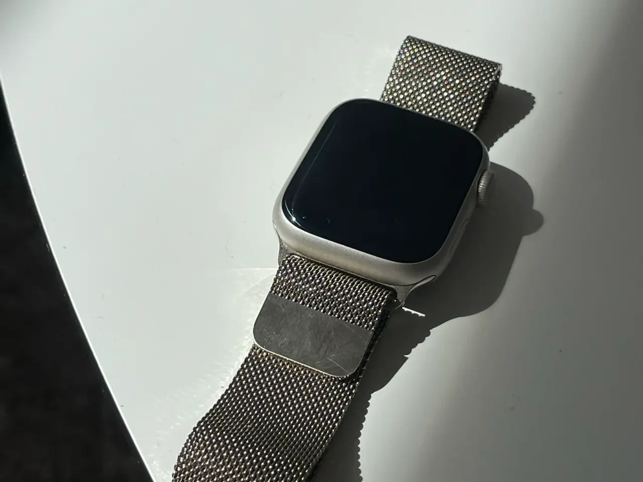 Billede 1 - Apple Watch Series 8 GPS Starlight + original Mila