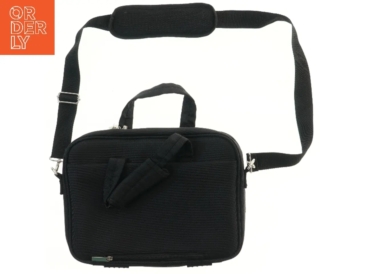 Billede 2 - Sort skuldertaske til laptop (str. 36x27 cm)