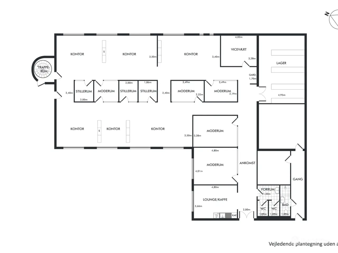 Billede 10 - 406 m² Kontor til leje på Bredskifte Allé 15