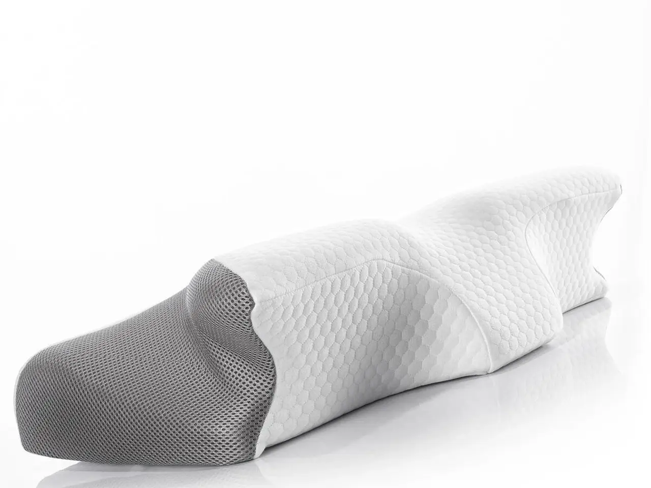 Billede 3 - Nakkepude med memory foam - Conforti (hvid/grå)