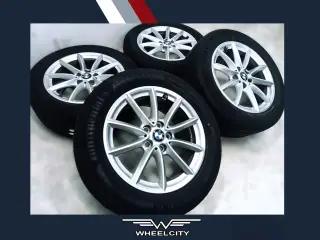 5x112 17" ET52 nav 66,6ø BMW sommersæt inkl.TPMS