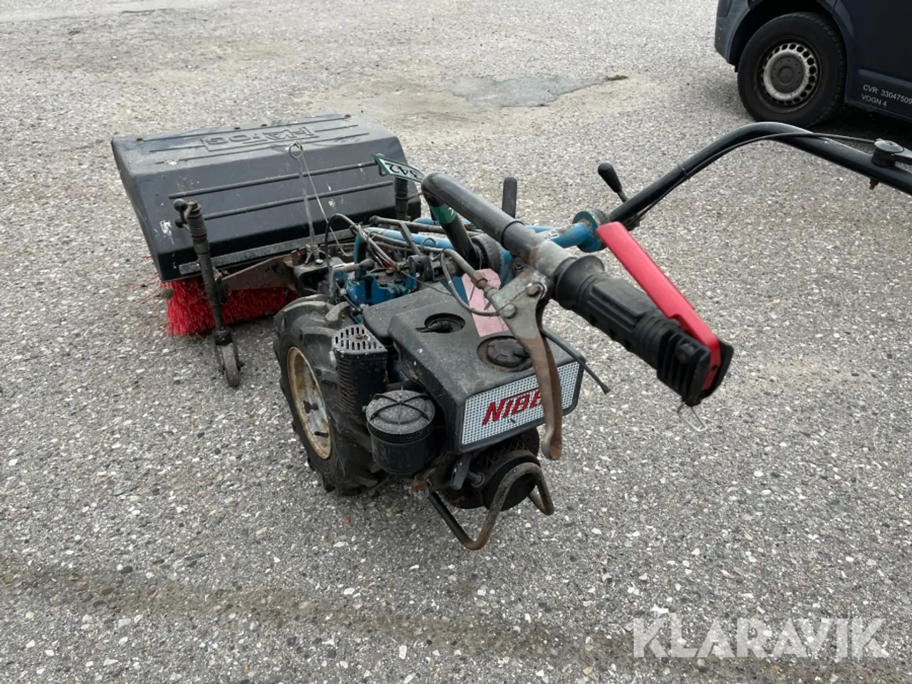 Billede 6 - 2-hjulet traktor Nibbi 80cm kost